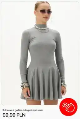 Cropp Sukienka z golfem i długimi rękawami Cropp oferta