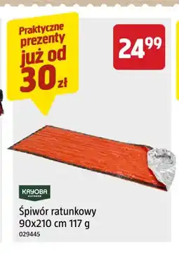 Jula Śpiwór ratunkowy 90x210 cm 117 g Kayoba Outdoor oferta