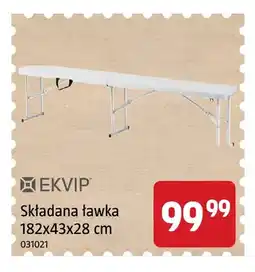 Jula Składana ławka 182x43x28 cm Ekvip oferta