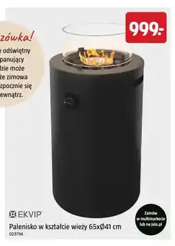Jula Palenisko w kształcie wieży 65xØ41 cm Ekvip oferta