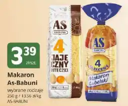 Marketvita Makaron As-Babuni wybrane rodzaje oferta