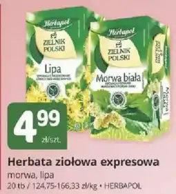 Marketvita Herbata ziołowa expresowa morwa, lipa oferta