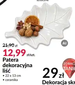 Agata Meble Patera dekoracyjna liść oferta