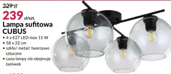 Lampa sufitowa CUBUS