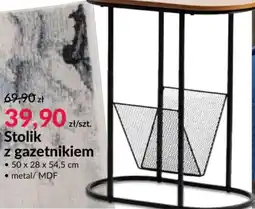 Agata Meble Stolik z gazetnikiem oferta