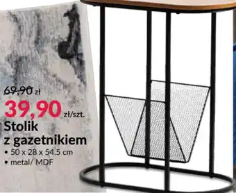 Stolik z gazetnikiem