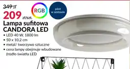 Agata Meble Lampa sufitowa candora led oferta