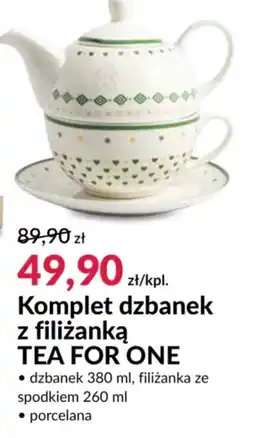 Agata Meble Komplet dzbanek z filiżanką tea for one oferta