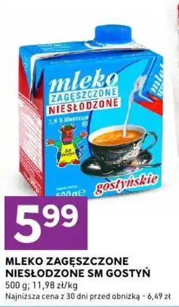 Stokrotka Express Mleko Zagęszczone Niesłodzone SM Gostyń oferta