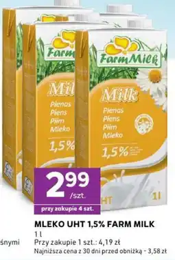 Stokrotka Express Mleko UHT 1,5% Farm Milk oferta
