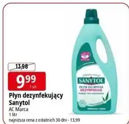E.Leclerc Płyn dezynfekuje i czyści podłogi inne powierzchnie eukaliptus Sanytol oferta