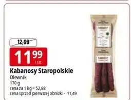 E.Leclerc Kabanosy staropolskie Olewnik Stara Wędzarnia oferta