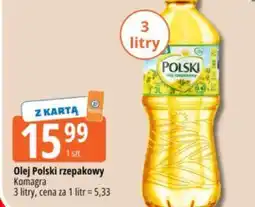E.Leclerc Olej Polski rzepakowy Komagra oferta