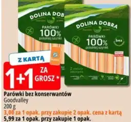 E.Leclerc Parówki bez konserwantów GoodValley oferta