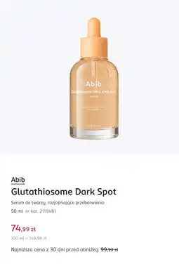 Rossmann Abib Glutathiosome Dark Spot Serum do twarzy, rozjaśniające przebarwienia oferta