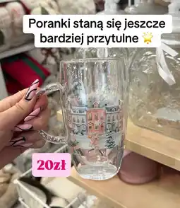 Pepco Kubek szklany z podwójną ścianką świąteczny oferta