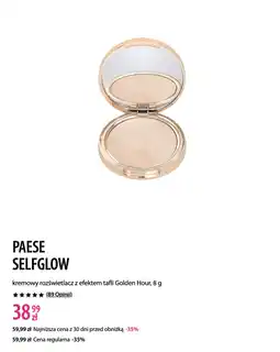 Hebe PAESE SELFGLOW kremowy rozświetlacz z efektem tafli Golden Hour oferta