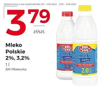 Mleko Polskie 2%, 3,2% SM Mlekovita