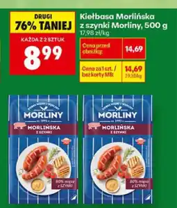 Biedronka Kiełbasa Morliny oferta