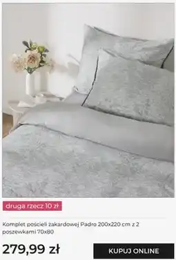 Home&You Komplet pościeli żakardowej Padro 200x220 cm z 2 poszewkami 70x80 oferta