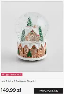 Kula śnieżna z pozytywką Gingerini