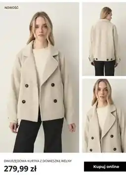 Greenpoint Dwurzędowa kurtka z domieszką wełny Greenpoint oferta
