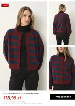 Greenpoint Efektowny kardigan z domieszką wełny Greenpoint oferta