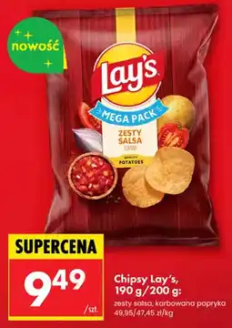Biedronka Chipsy Lay's zesty salsa oferta