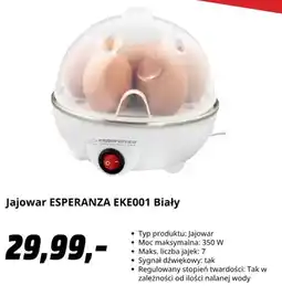 Media Markt Jajowar Esperanza EKE001 biały oferta