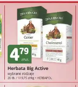 Marketvita Herbata Big Active Zioła Mnicha polecane na cholesterol oferta