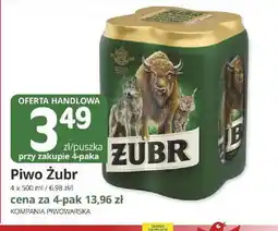 Marketvita Piwo Żubr 4-pak oferta