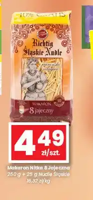 EMMA market Makaron nitka 8-jajeczna Richtig Śląskie Nudle oferta