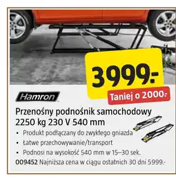 Jula Podnośnik samochodowy Hamron oferta