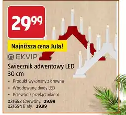 Jula Świecznik led Ekvip oferta