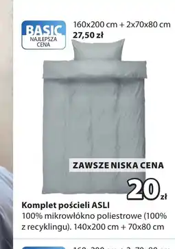 JYSK Komplet pościeli Basic oferta