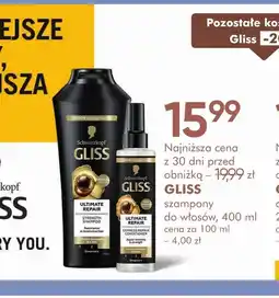 SuperPharm Szampon Gliss oferta