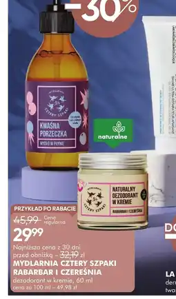 SuperPharm Dezodorant Mydlarnia Cztery Szpaki oferta