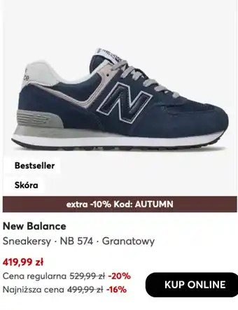 New Balance Sneakers · NB 574 · Granatowy