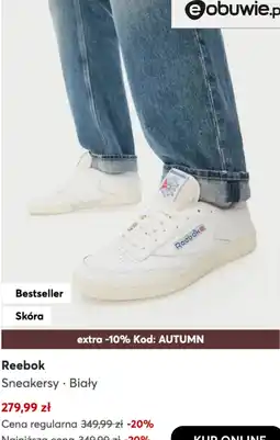 eobuwie Reebok Sneakersy · Biały oferta