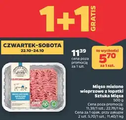 Netto Mięso mielone wieprzowe z łopatki Sztuka Mięsa oferta