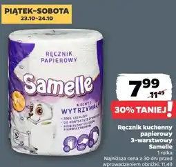 Netto Ręcznik kuchenny papierowy 3-warstwowy Samelle oferta