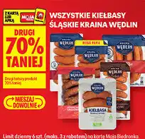 Biedronka Kiełbasa śląska Kraina Wędlin oferta