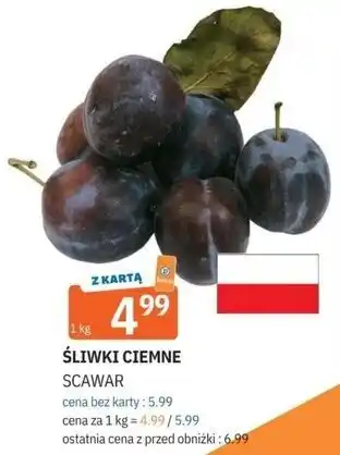 Śliwki ciemne Scawar