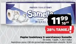 Netto Papier toaletowy 3-warstwowy Samelle Super Miękki oferta