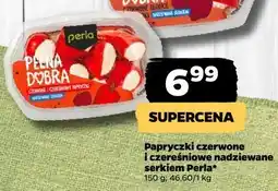 Netto Papryczki czerwone i czereśniowe nadziewane serkiem Perła oferta