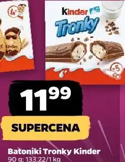 Netto Batoniki Tronky Kinder oferta