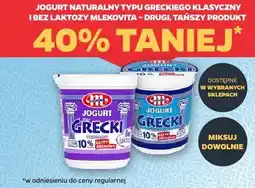 Netto Jogurt naturalny typu greckiego klasyczny i bez laktozy Mlekovita oferta