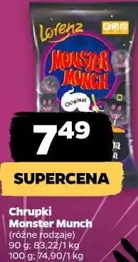 Netto Chrupki Monster Munch Lorenz oferta