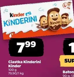 Netto Ciastka Kinderini Kinder oferta