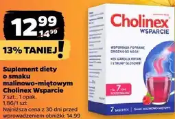 Netto Suplement diety o smaku malinowo-miętowym Cholinex Wsparcie oferta